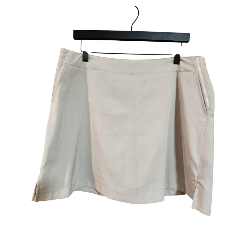 Lady Hagen Sports Skort TAn Pockets Womens Size 12